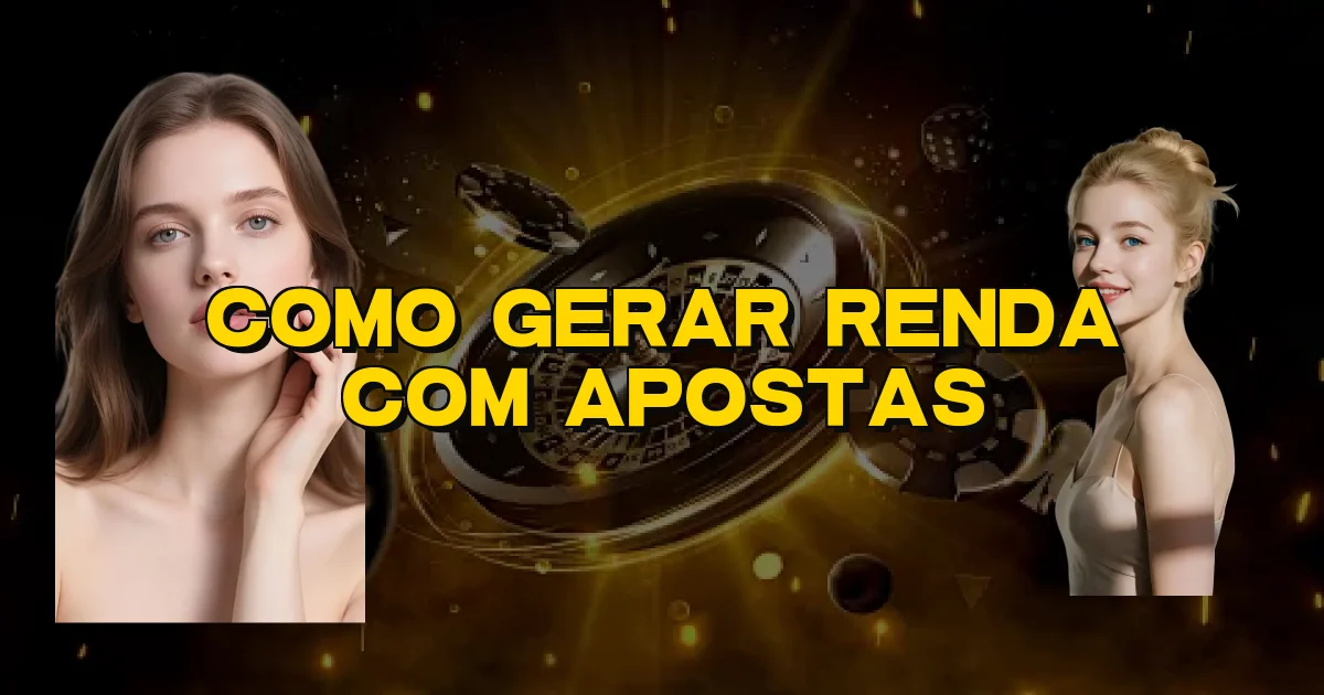 Como Gerar Renda Com Apostas Oficial